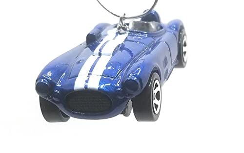 Cunningham C4R Blue White Stripes Christmas Ornament