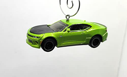 2017 Chevy Camaro Green & Black Christmas Ornament