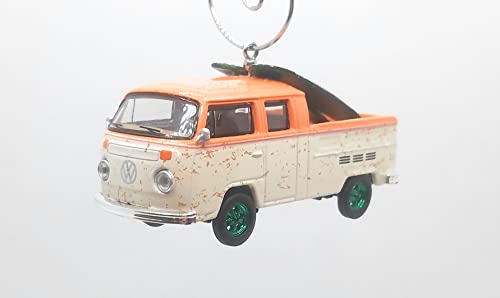 Ltd Ed 1975 Volkswagen Type 2 Salmon White Christmas Ornament