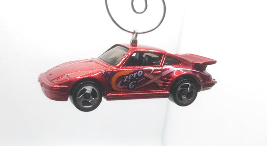 Porsche 930 Red Zero G Christmas Ornament