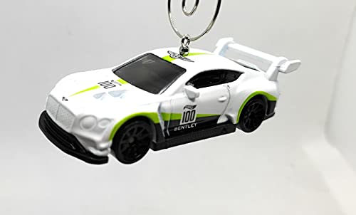 2018 Bentley Continental GT3 White Christmas Ornament