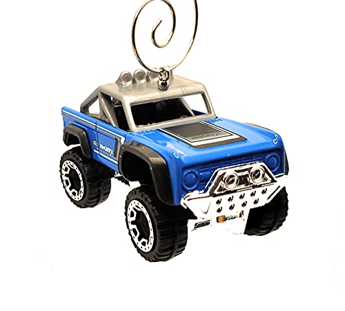 2021 for Ford Bronco Custom  Blue Christmas Ornament