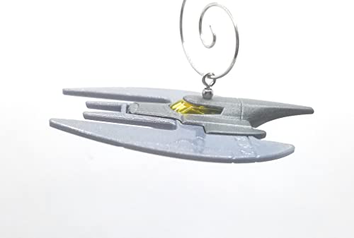 Batman Bat Plane Gray Christmas Ornament