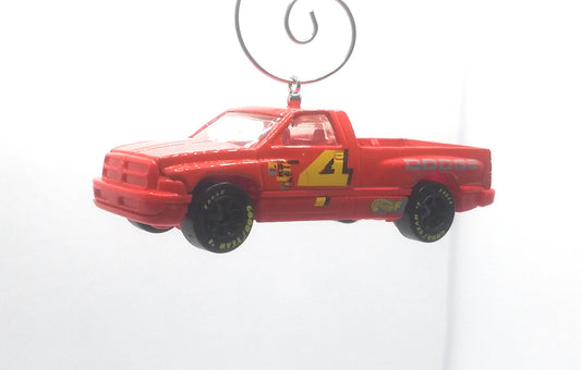 Dodge Ram Pickup Truck Red #4 Christmas Ornament