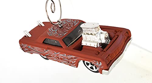 1964 Chevy Impala Brown Big Engine Christmas Ornament