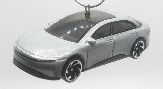 Lucid Air Grey Black Christmas Ornament