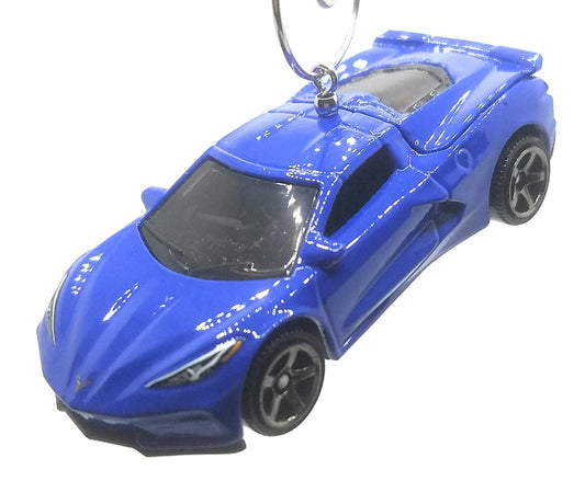 2020 Chevy Corvette Blue Christmas Ornament
