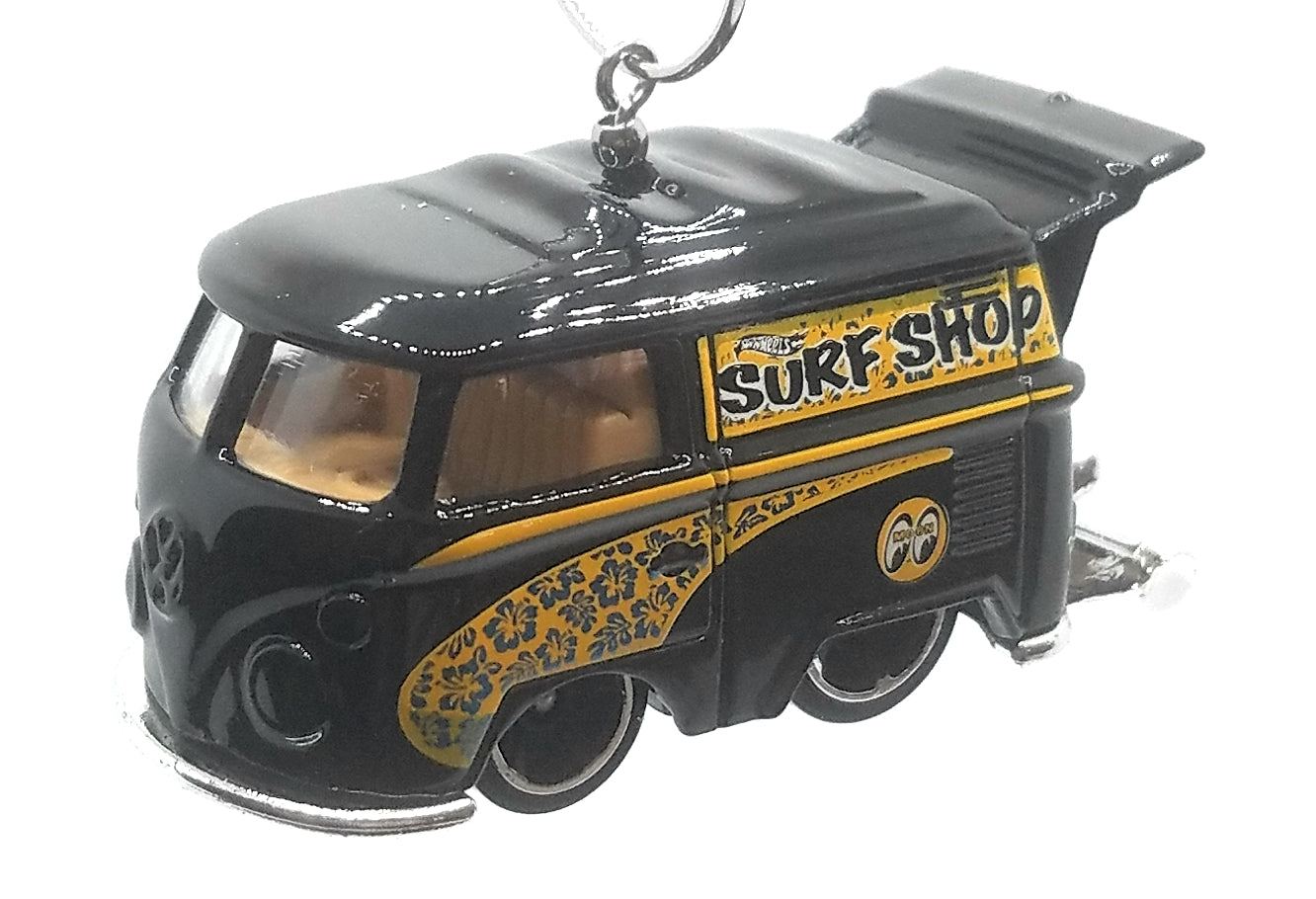 Volkswagen Kool Kombi Black Yellow Christmas Ornament