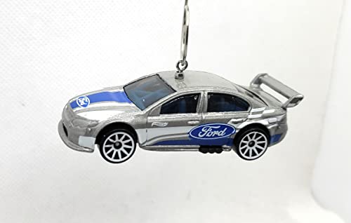 2013 Ford Falcon V8 Race Car Silver Christmas Ornament
