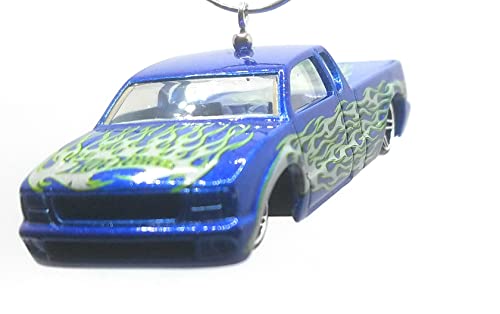 GMC Sonoma Truck Steel Flame Blue Flames Christmas Ornament