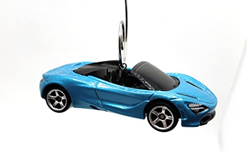 McLaren 720S Spider Blue Christmas Ornament