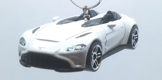 Aston Martin V12 Speedster White Christmas Ornament