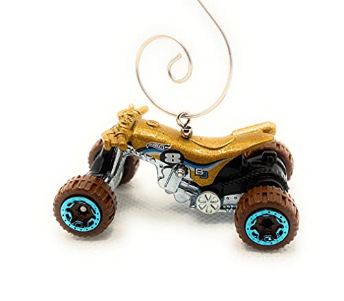 Quad Runner Off-Road  Golden Christmas Ornament