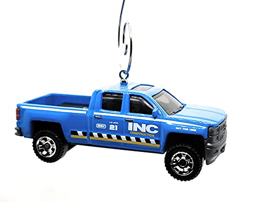2014 Chevy Silverado 1500 Blue INC Christmas Ornament