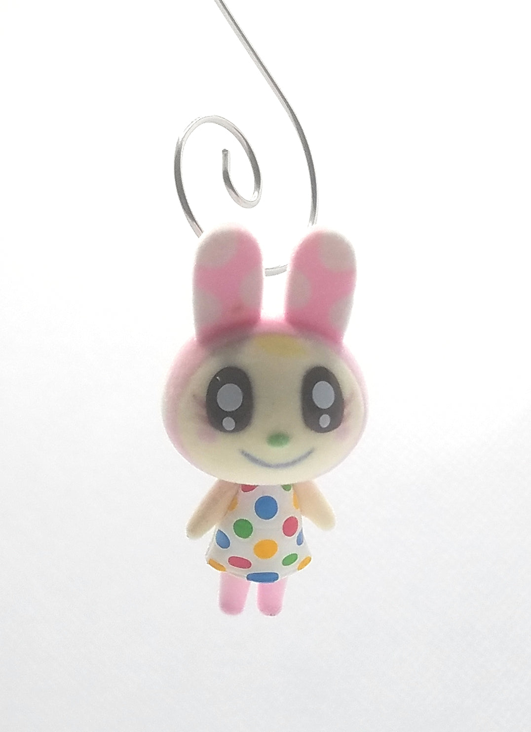 Animal Crossing Chrissy Pink Bunny Rabbit Christmas Ornament