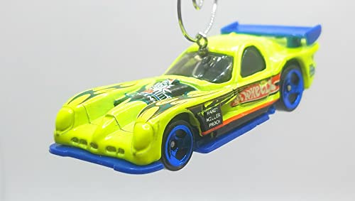 Panoz GTR-1 Racing Lime Green Blue Christmas Ornament