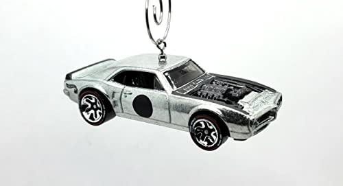 1967 Pontiac Firebird Silver ID Christmas Ornament