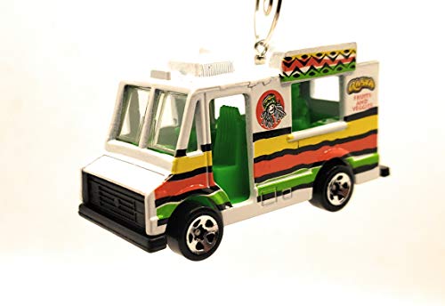 Food Truck Rasta Veggies  White Christmas Ornament