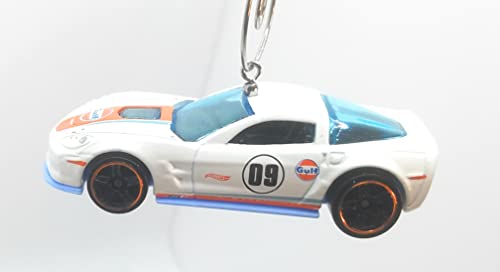 2009 Chevy Camaro ZR1 White Blue Orange Christmas Ornament