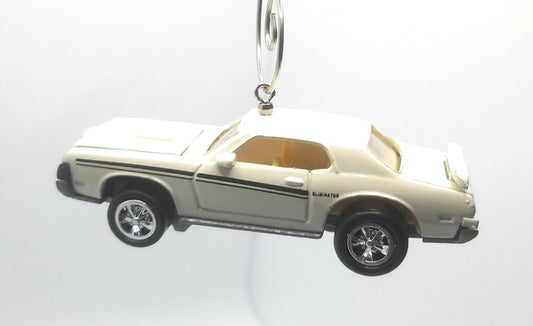 1969 Mercury Cougar Eliminator White Christmas Ornament