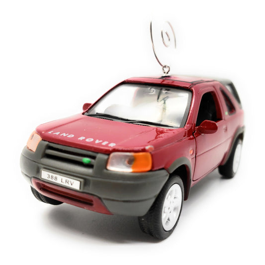 Land Rover Freelander Large Custom  1:34 Diecast Red Christmas Ornament