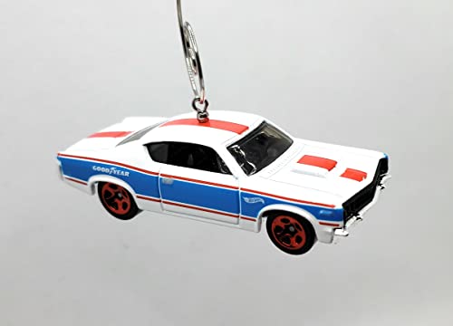 AMC Rebel Machine White Blue Christmas Ornament