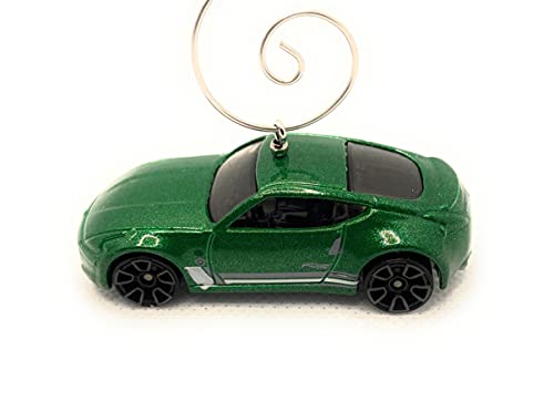 Nissan 370Z  Green Christmas Ornament