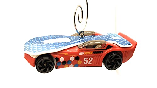 Solar Reflex Solar Race Car  Red Blue Christmas Ornament