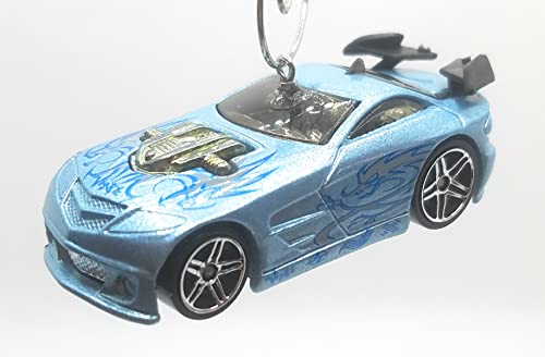 2003 Mercedes-Benz SLR Mclaren Tooned Mercy Breaker Blue Christmas Ornament