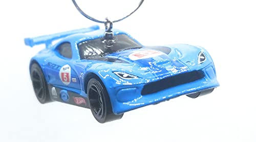 SRT Viper GTS-R Blue Racing Christmas Ornament