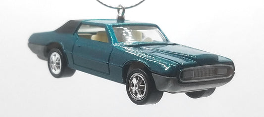 Ford Thunderbird Green Black Christmas Ornament