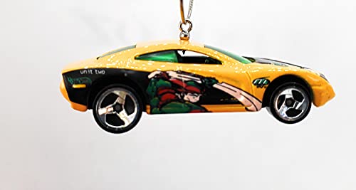 Dodge Charger R/T Yellow Christmas Ornament