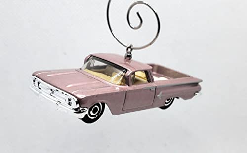 1960 Chevy El Camino Mauve Christmas Ornament