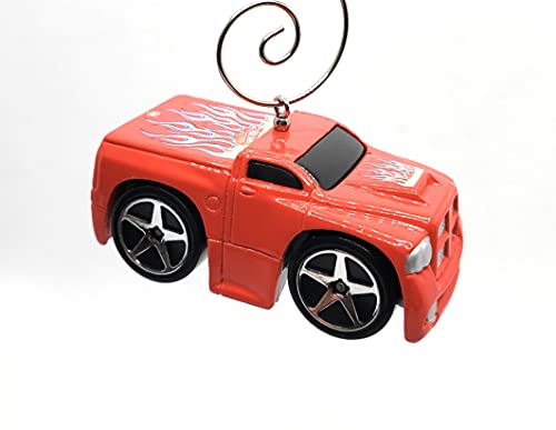 Dodge Ram Pickup Tooner Red Christmas Ornament