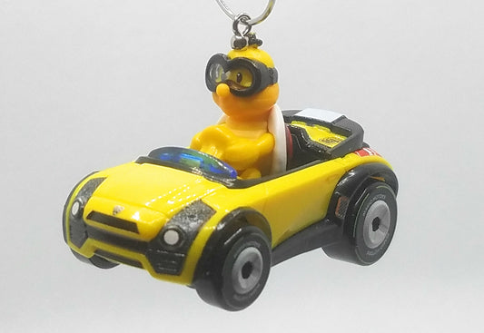 Mario Kart Lakitu Sports Coupe Yellow Black Christmas Ornament