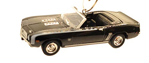 1969 Chevy Camaro SS  Black Christmas Ornament