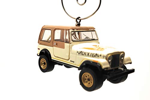 1979 for Jeep CJ-7 Golden Eagle Dixie  Tan Christmas Ornament