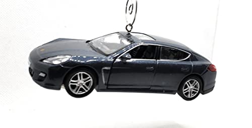 Porsche Panamera Turbo Gray Large Christmas Ornament