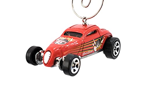 Sooo Fast Hot Rod Red Bowling Christmas Ornament