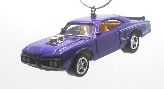 1970 Dodge Super Bee Purple Christmas Ornament