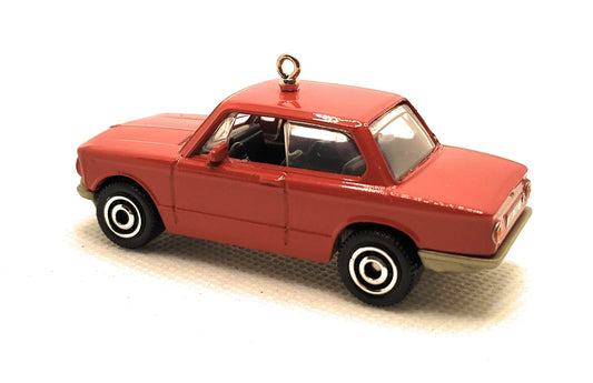 1969 BMW 2002 Red Christmas Ornament