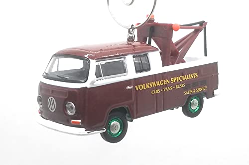 Ltd Ed 1968 Volkswagen Type 2 Brown White Christmas Ornament