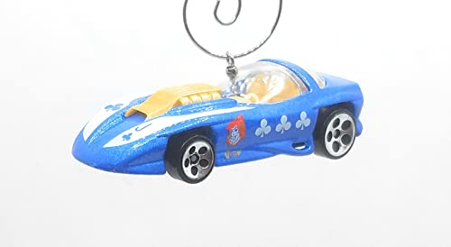 Silhouette II Blue Christmas Ornament