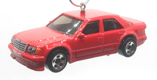 Mercedes-Benz 500 E Red Black Christmas Ornament