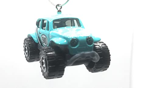 Volkswagen Beetle 4x4 Light Blue Christmas Ornament