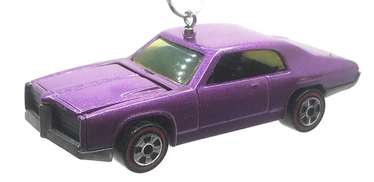 Pontiac GTO Purple Christmas Ornament