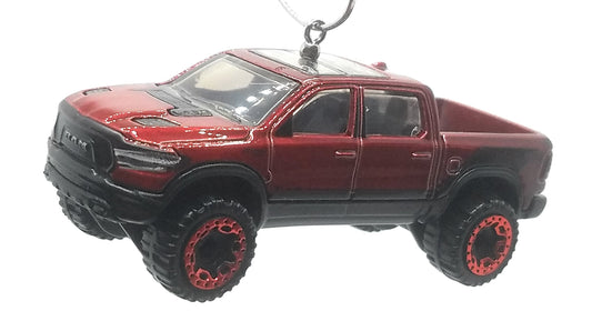 2020 Ram 1500 Rebel Red Black Christmas Ornament