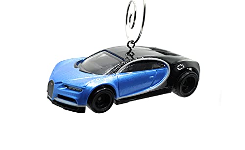 2016 Bugatti Chiron Blue & Black Christmas Ornament