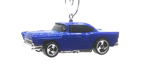 1950s Flair Blue Christmas Ornament