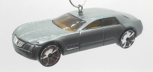 Cadillac V-16 Grey Christmas Ornament